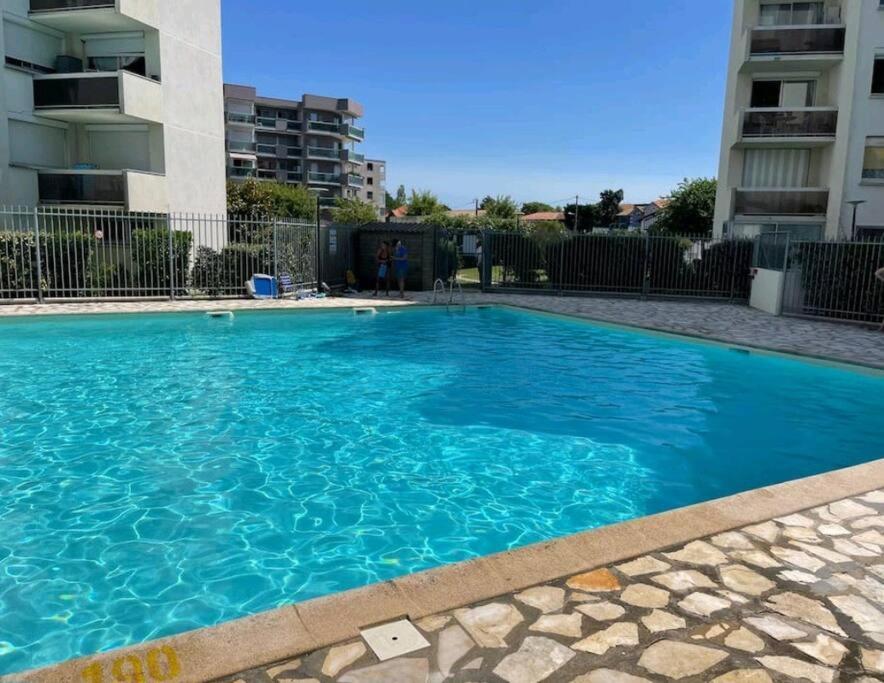 Vue Panoramique Sur Bassin,Piscine Et Terrasse Daire Arcachon Dış mekan fotoğraf